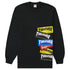 Supreme Thrasher Multi Logo L/S Tee Black