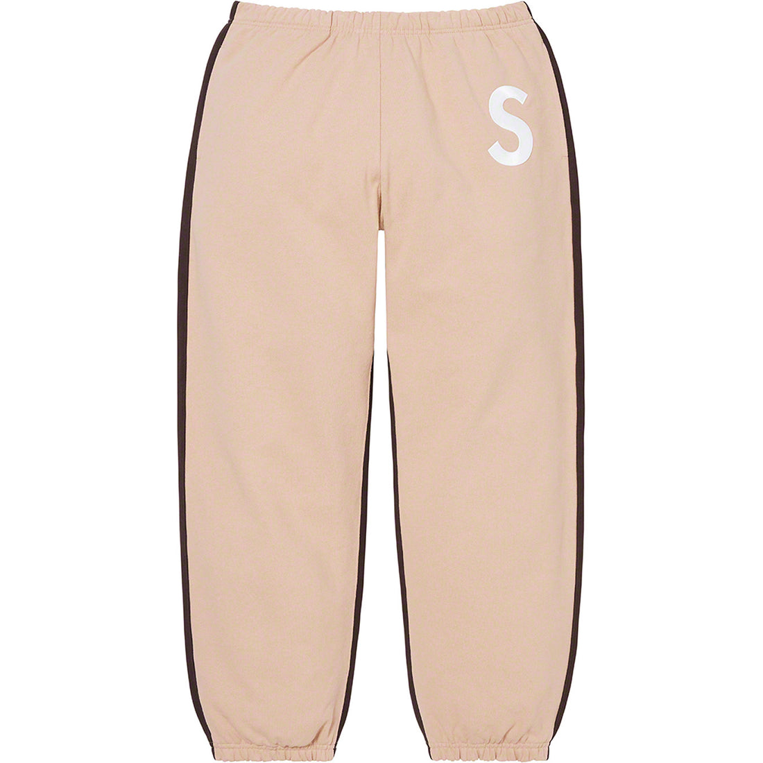 Supreme S Logo Split Sweatpant Tan