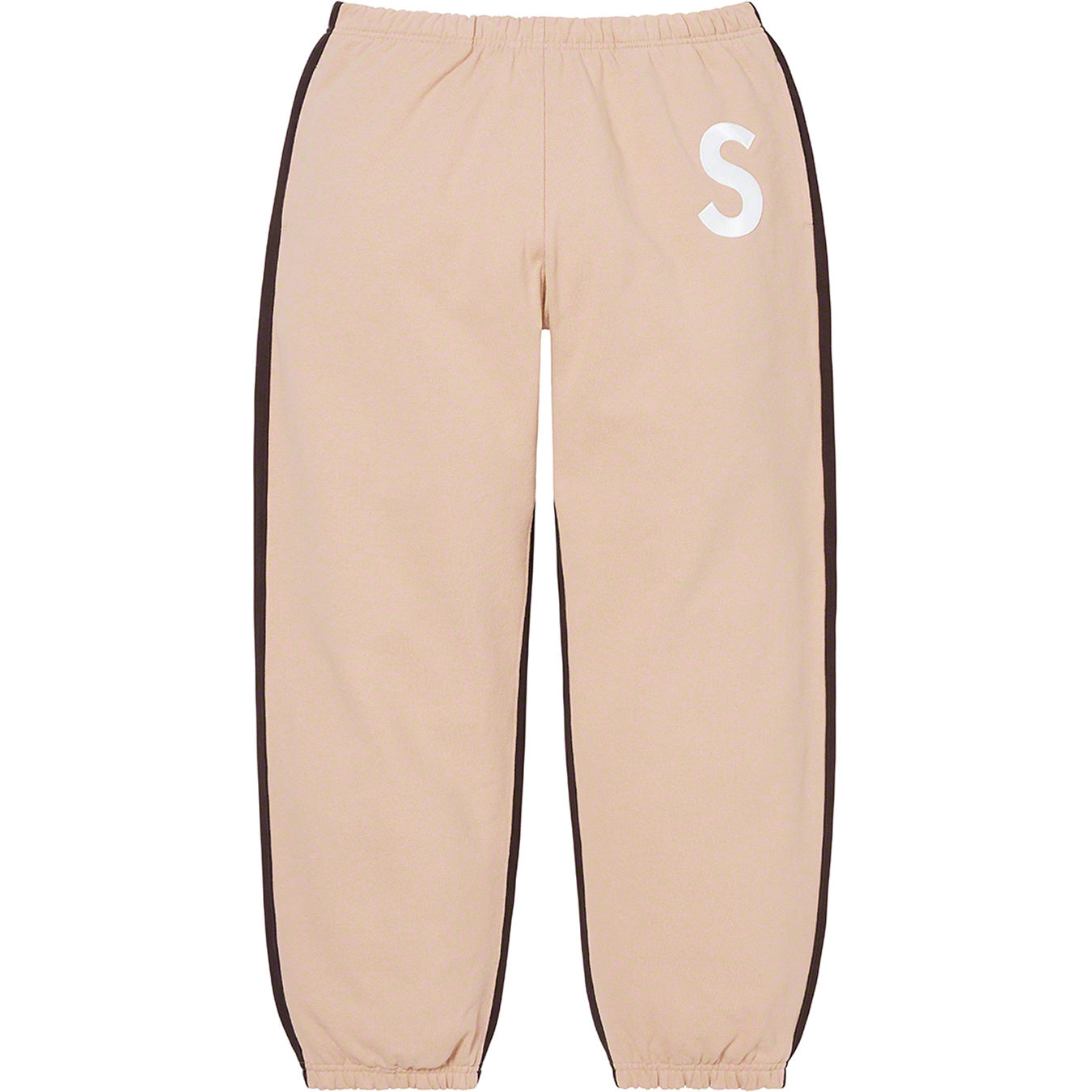 Supreme S Logo Split Sweatpant Tan