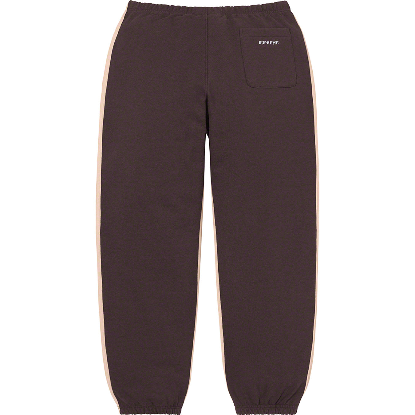 Supreme S Logo Split Sweatpant Tan