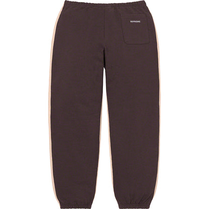 Supreme S Logo Split Sweatpant Tan