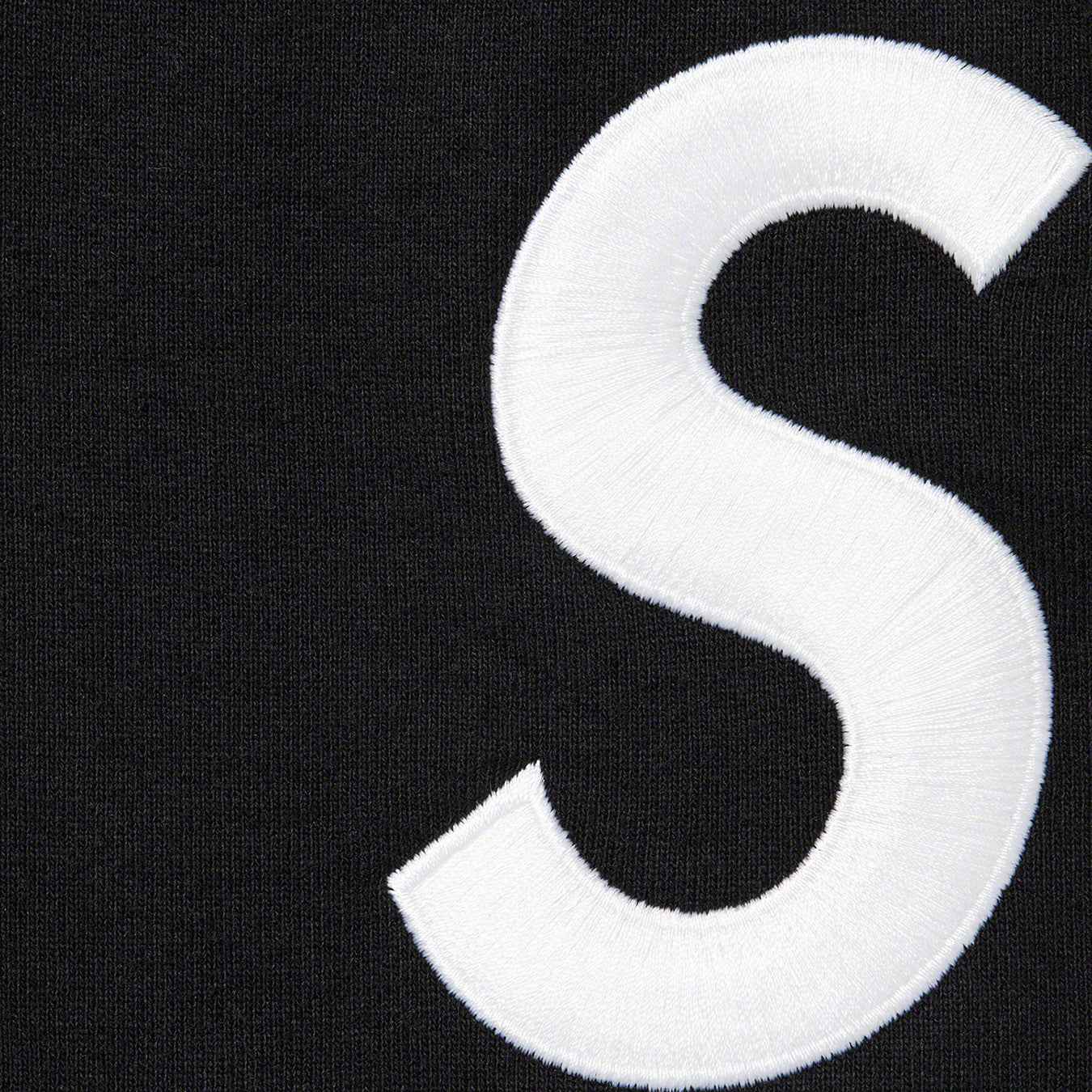 Supreme S Logo Split Sweatpant Black