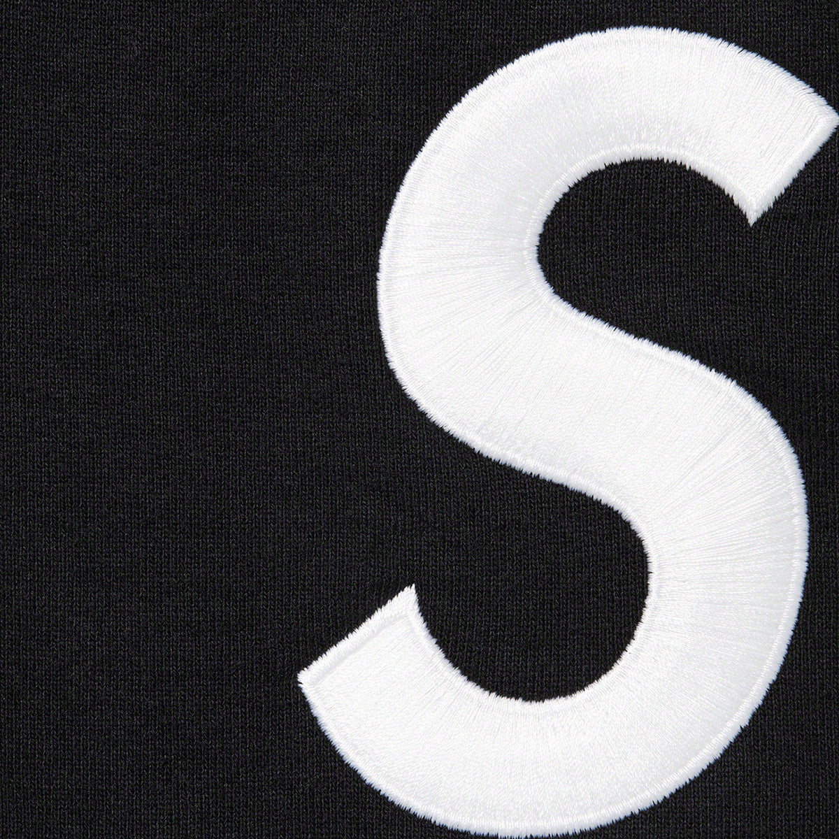 Supreme S Logo Split Sweatpant Black