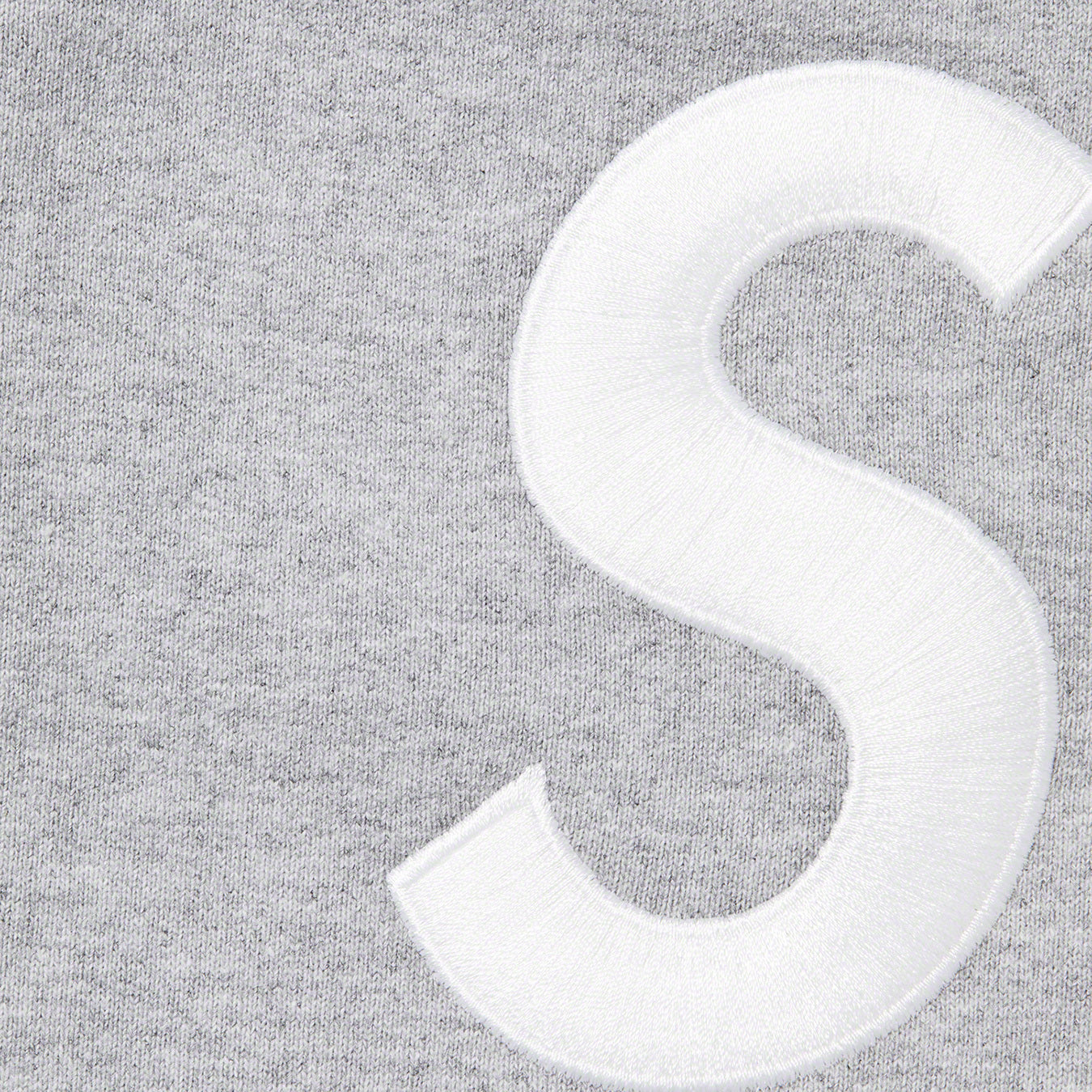 Supreme S Logo Split Sweatpant Heather Grey