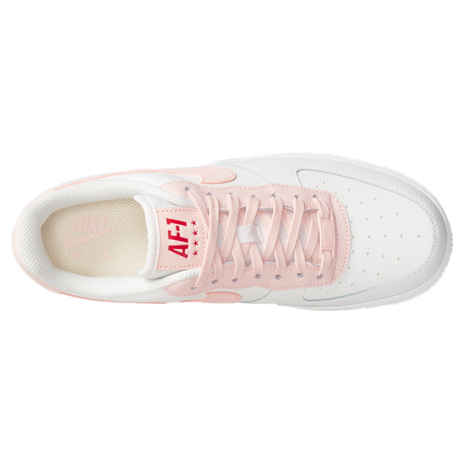 WMNS AIR FORCE 1 '07 'WHITE UNIVERSITY RED'