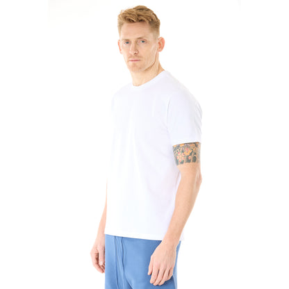 G WEST MENS SOLID CREW NECK TEE - WHITE