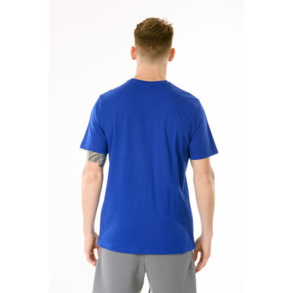 G WEST MENS SOLID CREW NECK TEE - ROYAL BLUE 