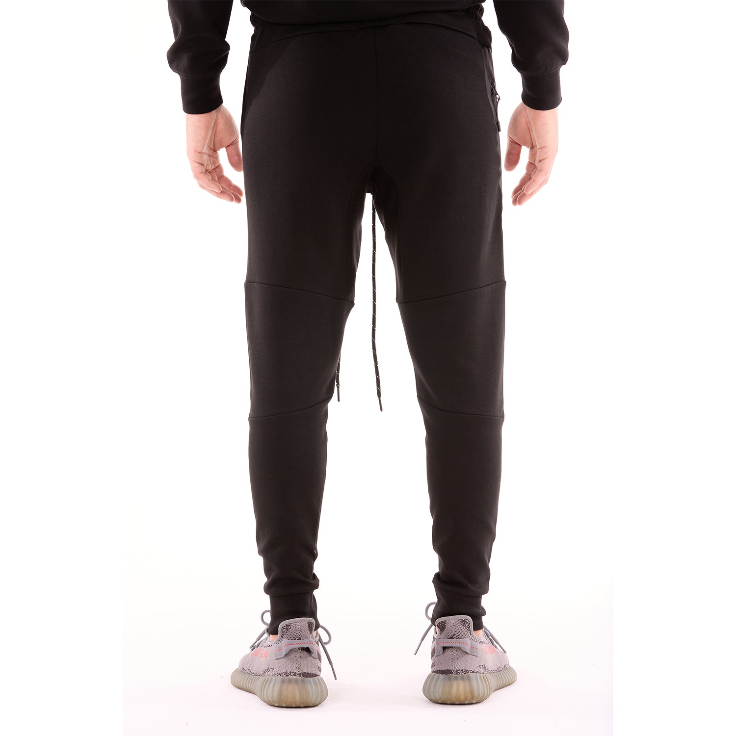 G WEST MENS TECH FLEECE JOGGER PANTS - BLACK