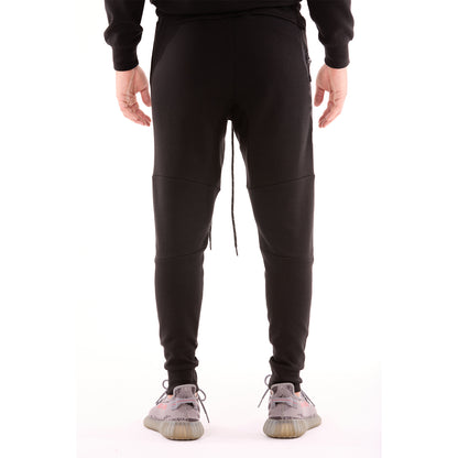 G WEST MENS TECH FLEECE JOGGER PANTS - BLACK