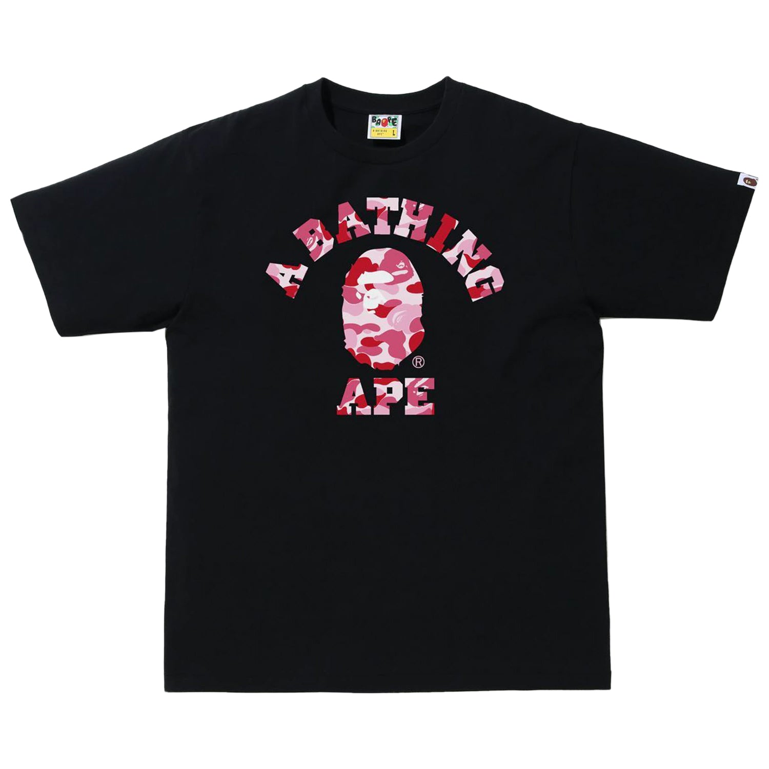 Bape Abc Camo College Tee (Ss21) Mens Style : 009491