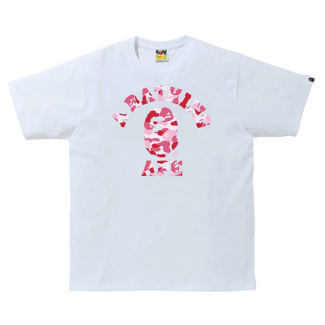 Bape Abc Camo College Tee (Ss21) Mens Style : 912750
