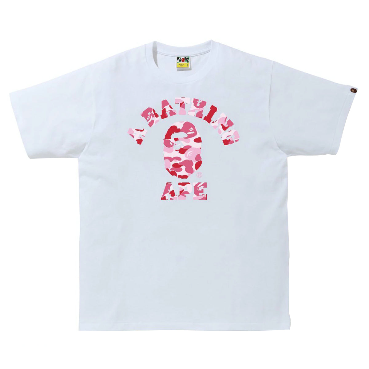 Bape Abc Camo College Tee (Ss21) Mens Style : 912750