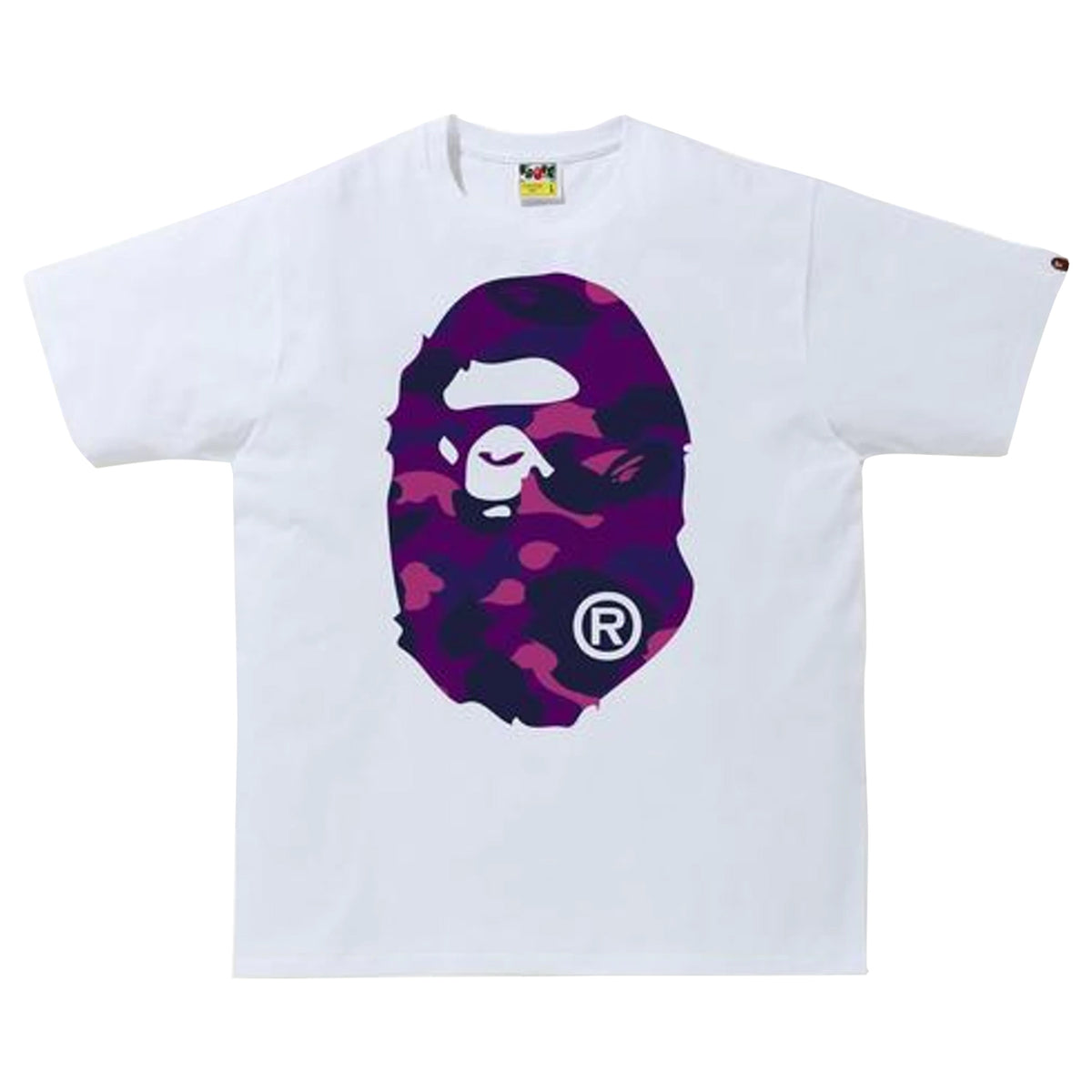 Bape Color Camo Side Big Ape Head Tee Mens Style : 912699