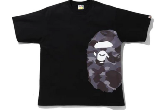 Bape 1st Camo Side Big Ape Head Tee Mens Style : 913139