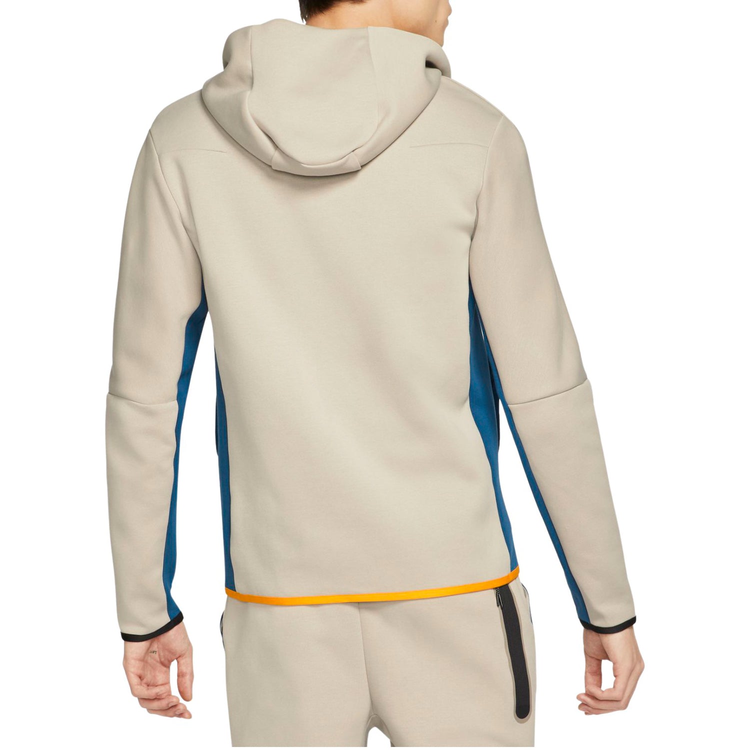 Nike Tech Fleece Full-Zip Hoodie Cream/Court Blue/Black