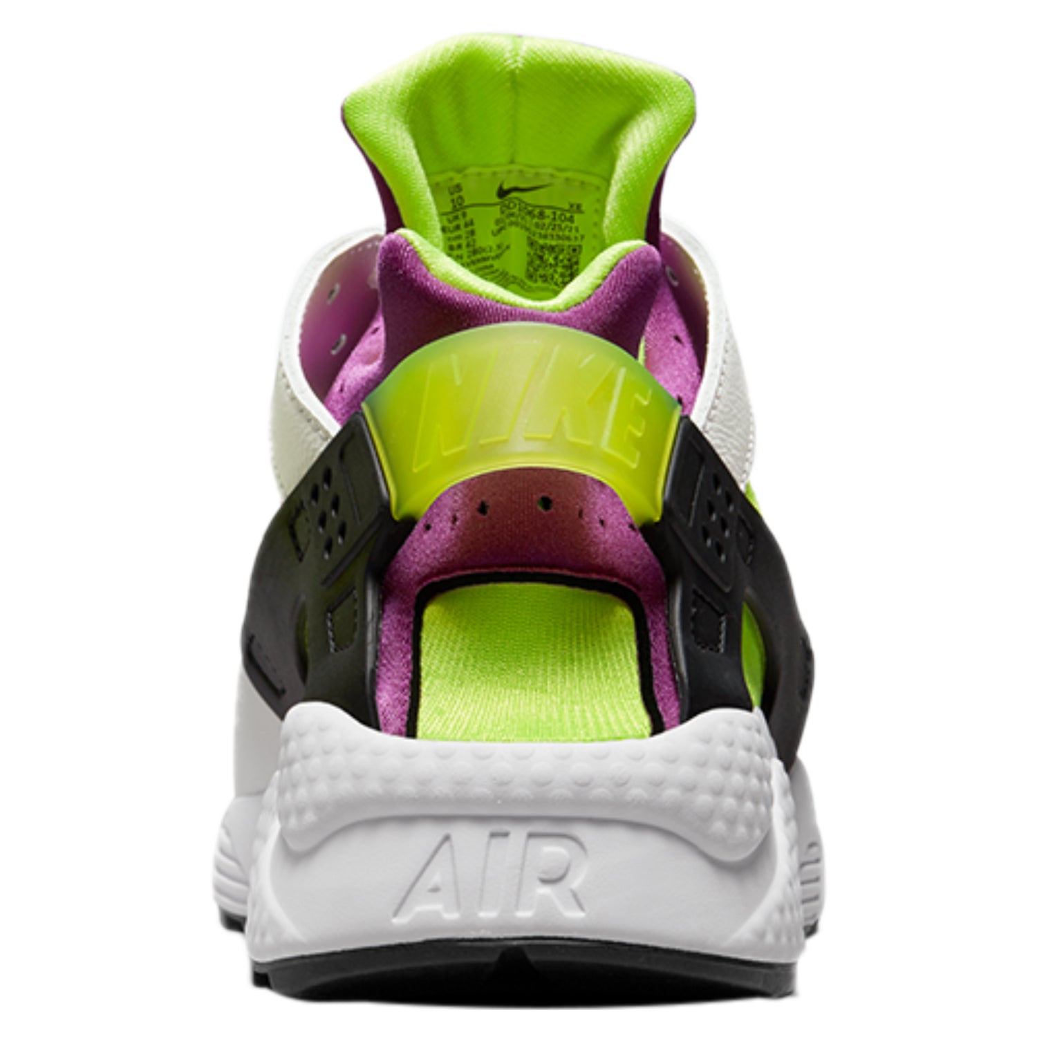 Nike Air Huarache Run Neon Yellow Magenta (2021)