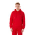 G WEST MENS FLEECE  PULLOVER HOODIE - RACING RED