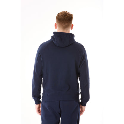 G WEST MENS FLEECE  ZIPPER HOODIE - NAVY  BLAZER