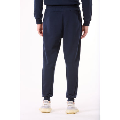G WEST MENS FLEECE JOGGER PANTS - NAVY BLAZER