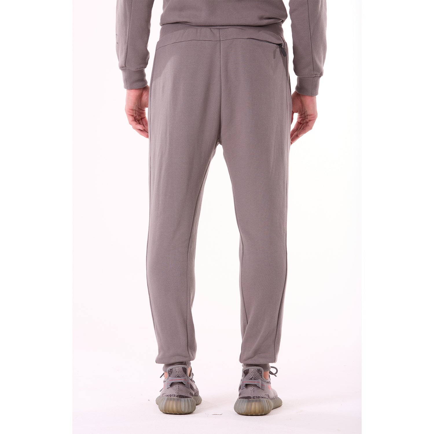 G WEST MENS FLEECE JOGGER PANTS - CHARCOAL GRAY 