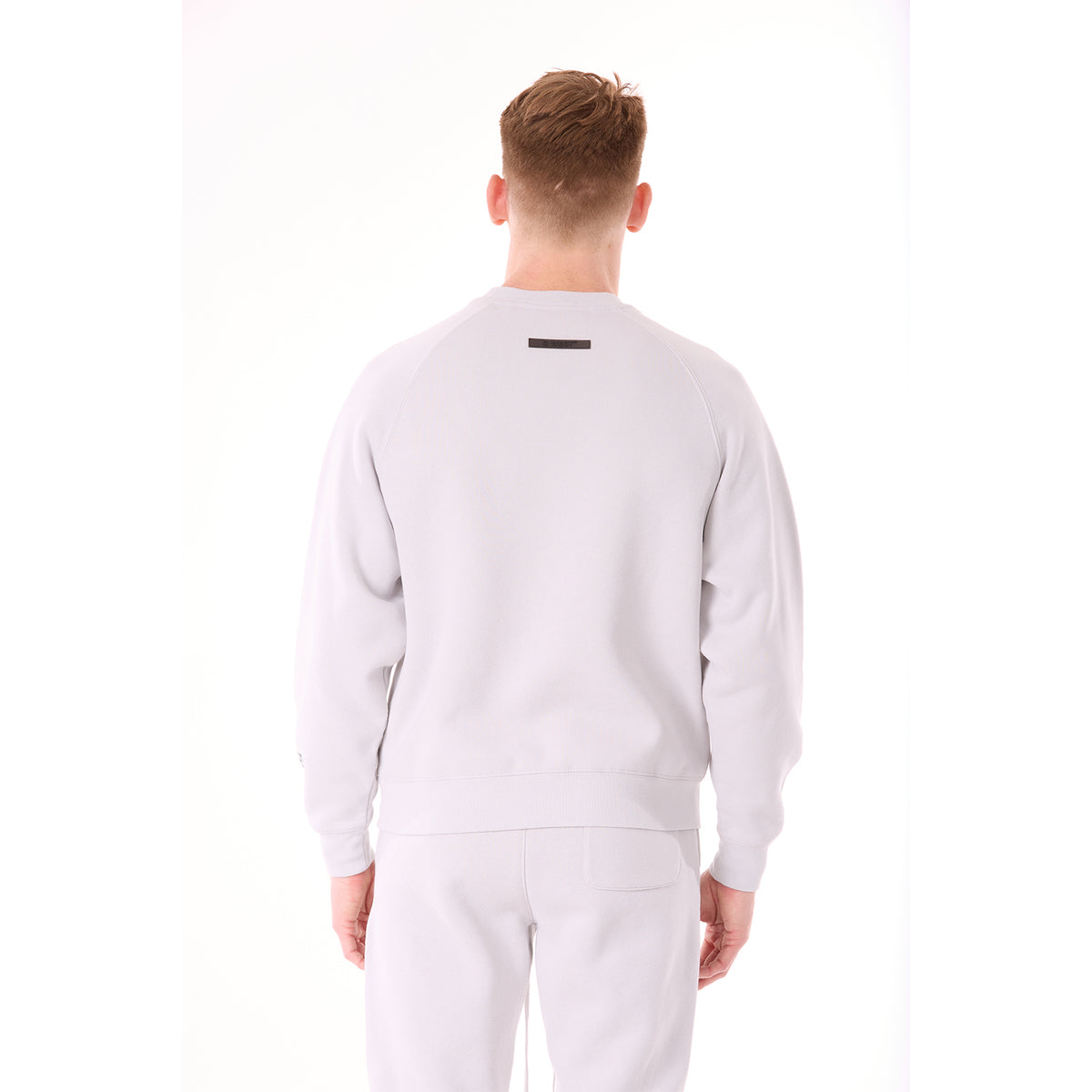 G WEST MENS  LIFESTYLE PREMIUM CREW NECK  SWEATSHIRT - GRAY VIOLET 