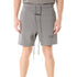 G WEST MENS LIFESTYLE PREMIUM SWEAT SHORTS - CHARCOAL GRAY