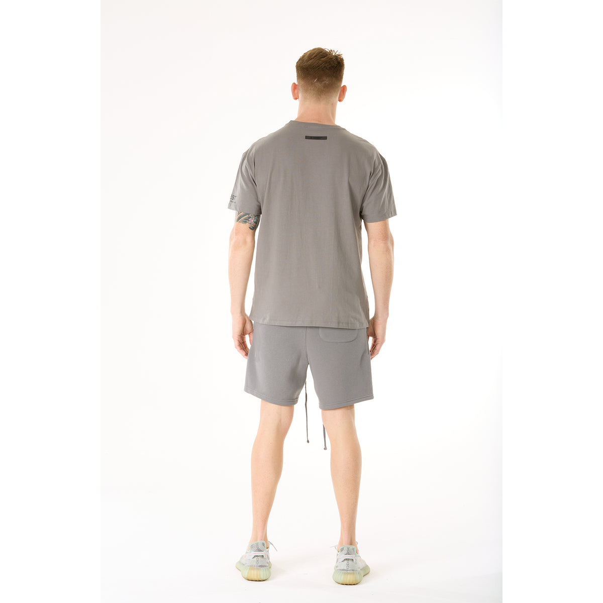 G WEST MENS LIFESTYLE PREMIUM SWEAT SHORTS - CHARCOAL GRAY