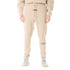 G WEST MENS  LIFESTYLE PREMIUM JOGGER PANTS - OXFORD TAN
