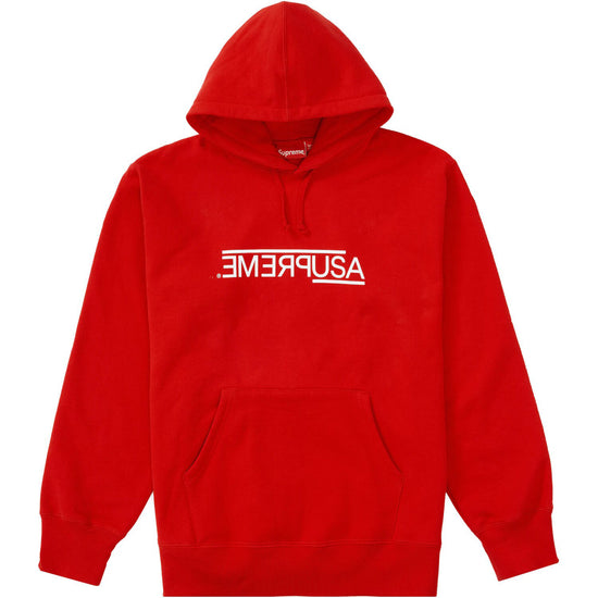 Supreme USA Hooded Sweatshirt Red