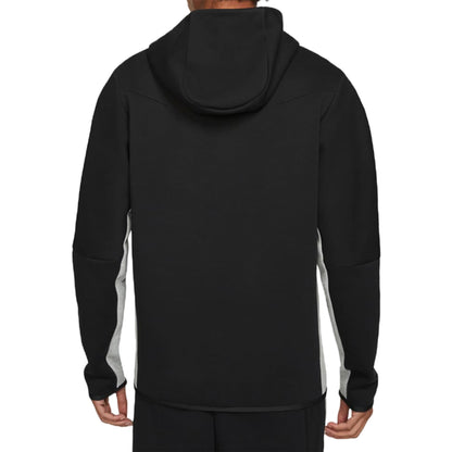 Nike Sportswear Tech Fleece Full-Zip Hoodie Black/Dark Grey Heather/White