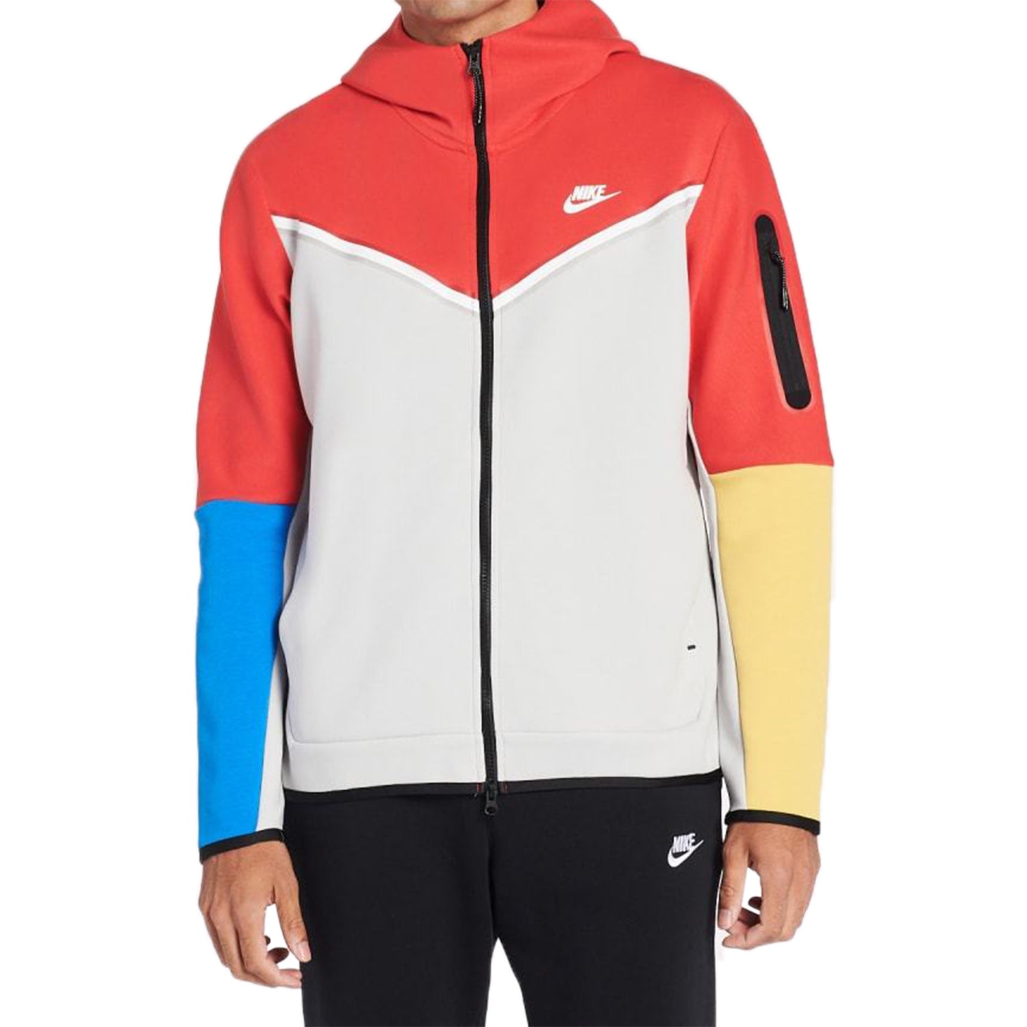 Nike Tech Fleece Hoodie Lobster/Grey Fog/White