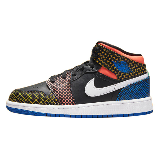 Jordan 1 Mid MMD Multi-Color Grid (GS)