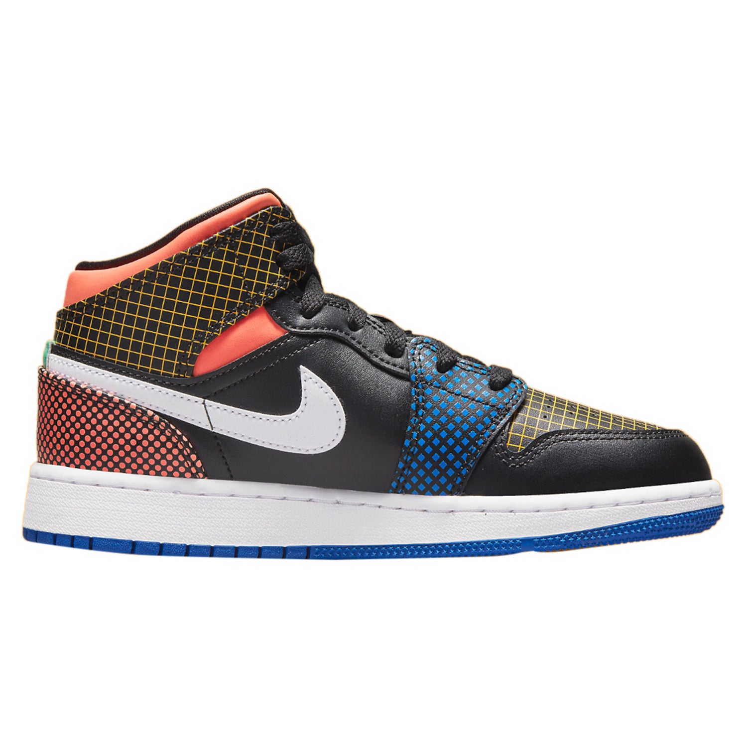 Jordan 1 Mid MMD Multi-Color Grid (GS)