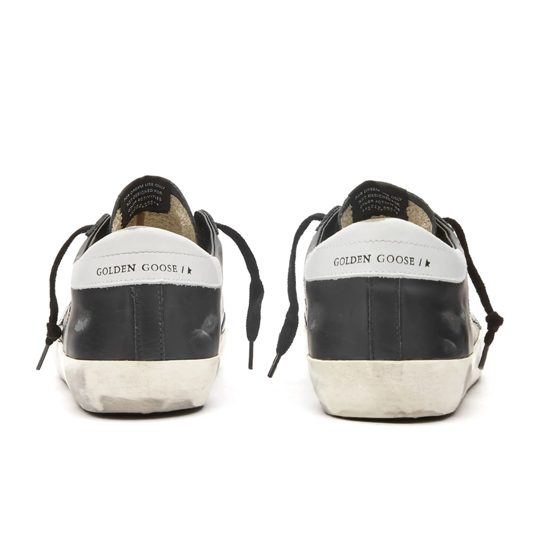 Golden Goose Super-Star Black White Leather