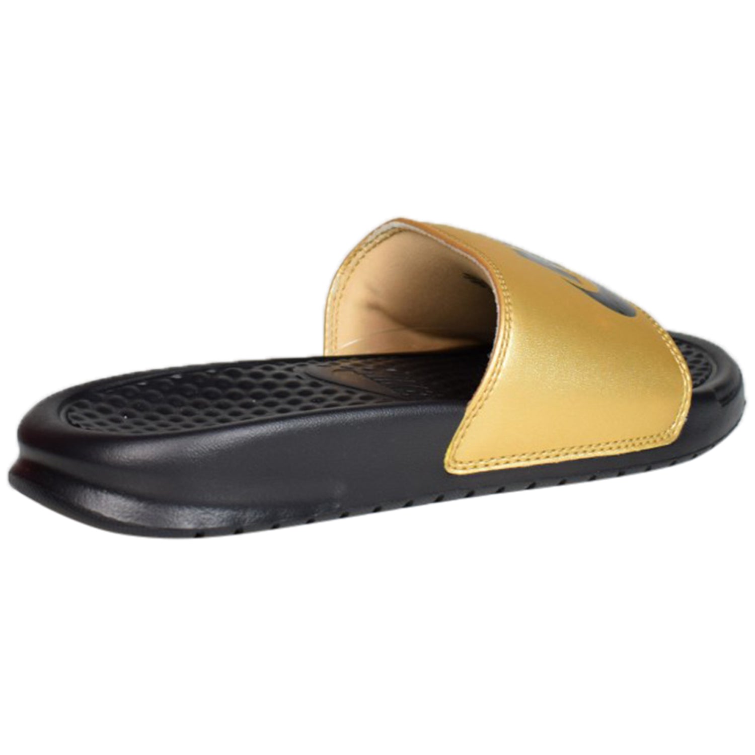 Nike JDI Benassi Slide Black Metallic Gold (Women's)