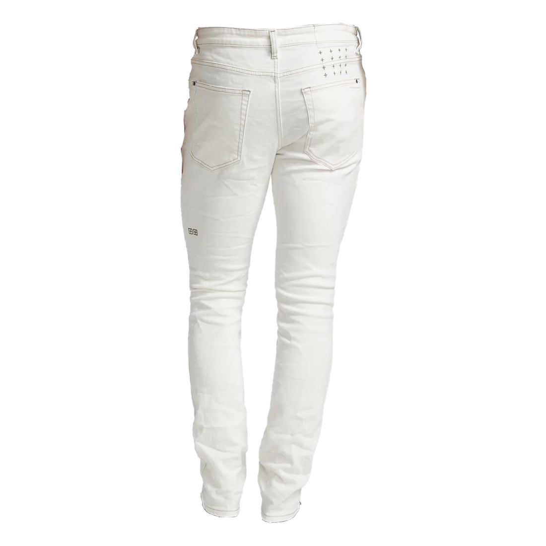 Ksubi Van Winkle Ivory Trashed Jeans Mens Style : 5000006620