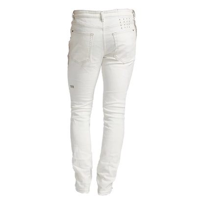 Ksubi Van Winkle Ivory Trashed Jeans Mens Style : 5000006620