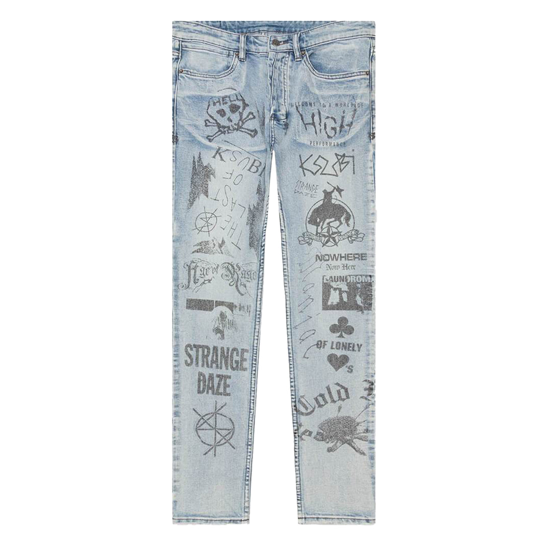 Ksubi Van Winkle Nowhere Punk Blue Mens Style : 5000006430