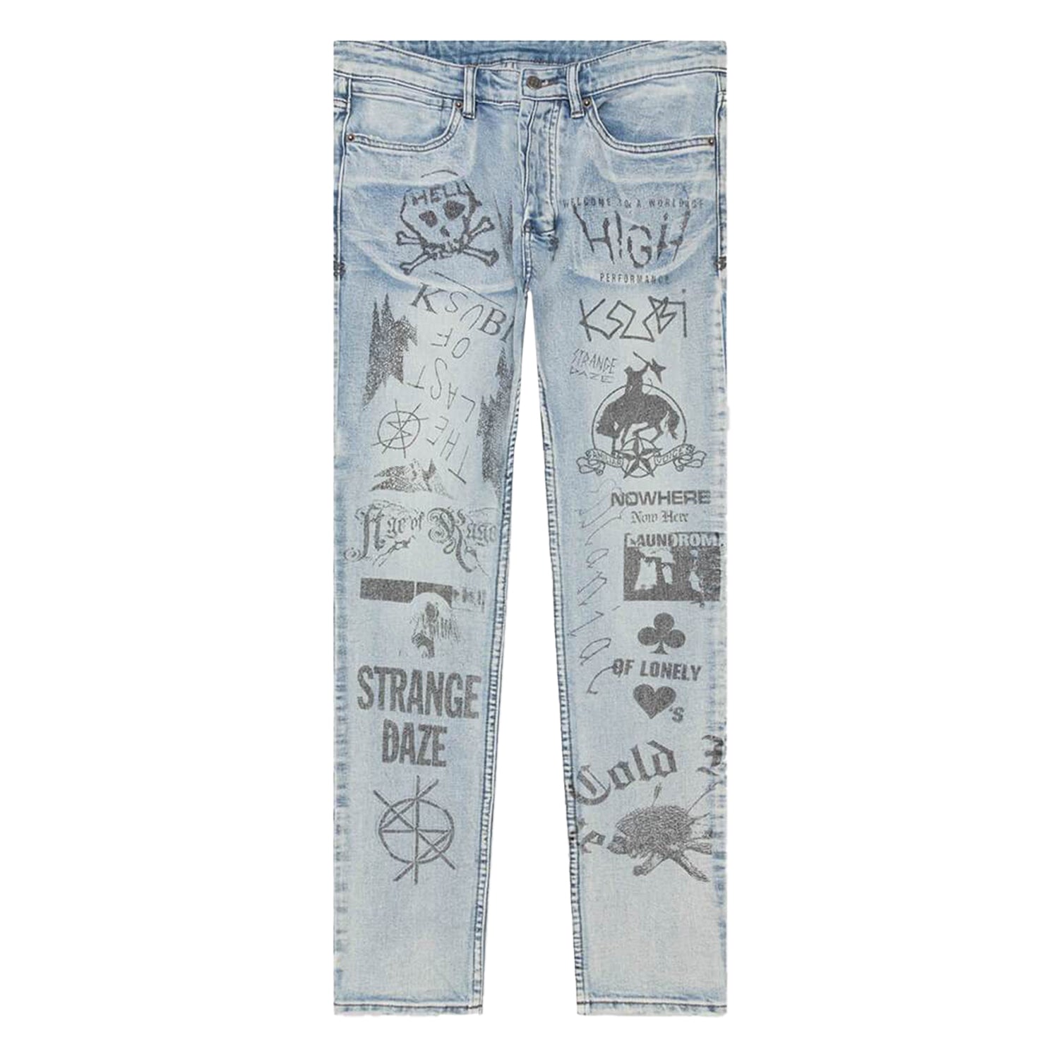 Ksubi Van Winkle Nowhere Punk Blue Mens Style : 5000006430