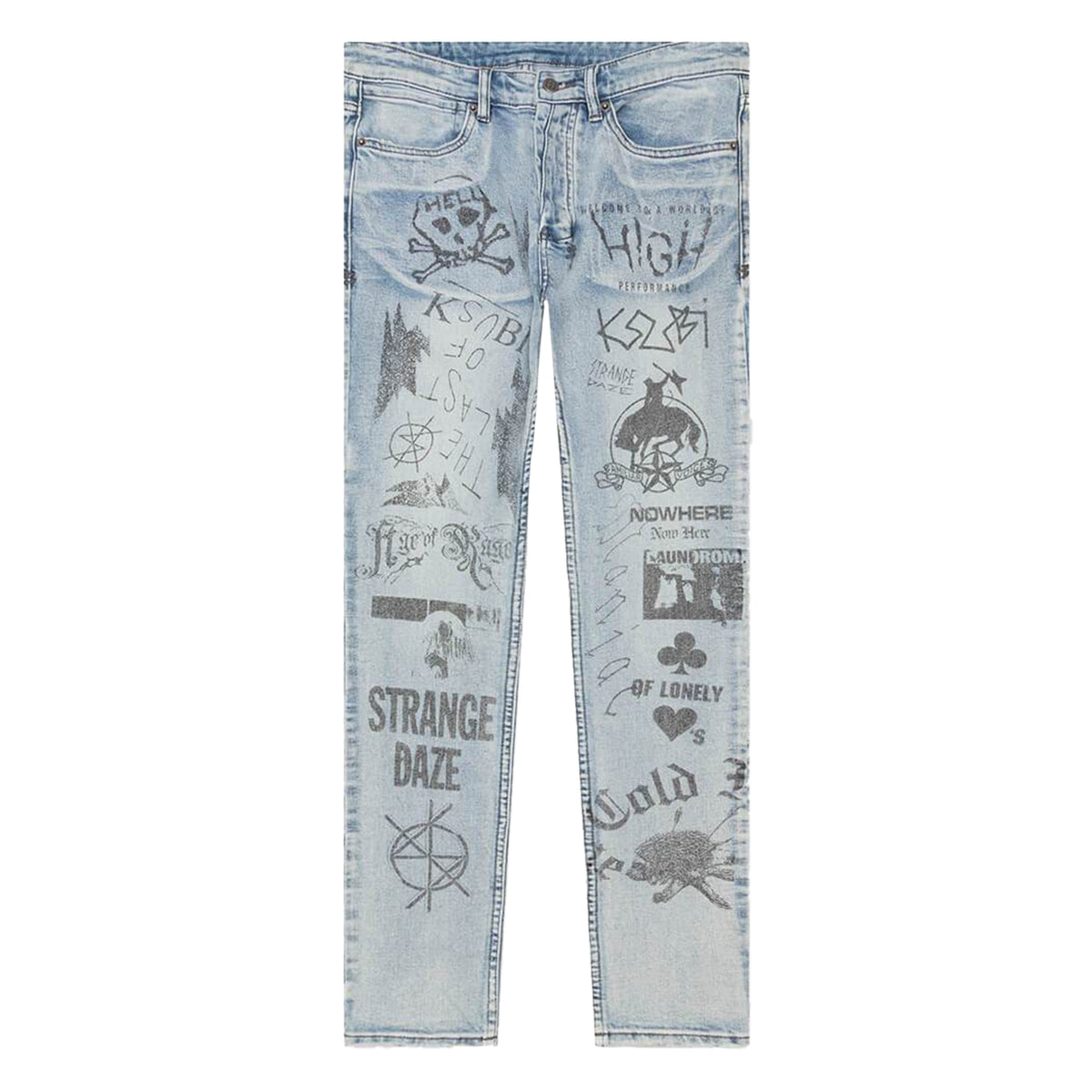 Ksubi Van Winkle Nowhere Punk Blue Mens Style : 5000006430
