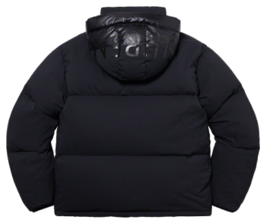 Supreme Hooded Down Down Jacket Black