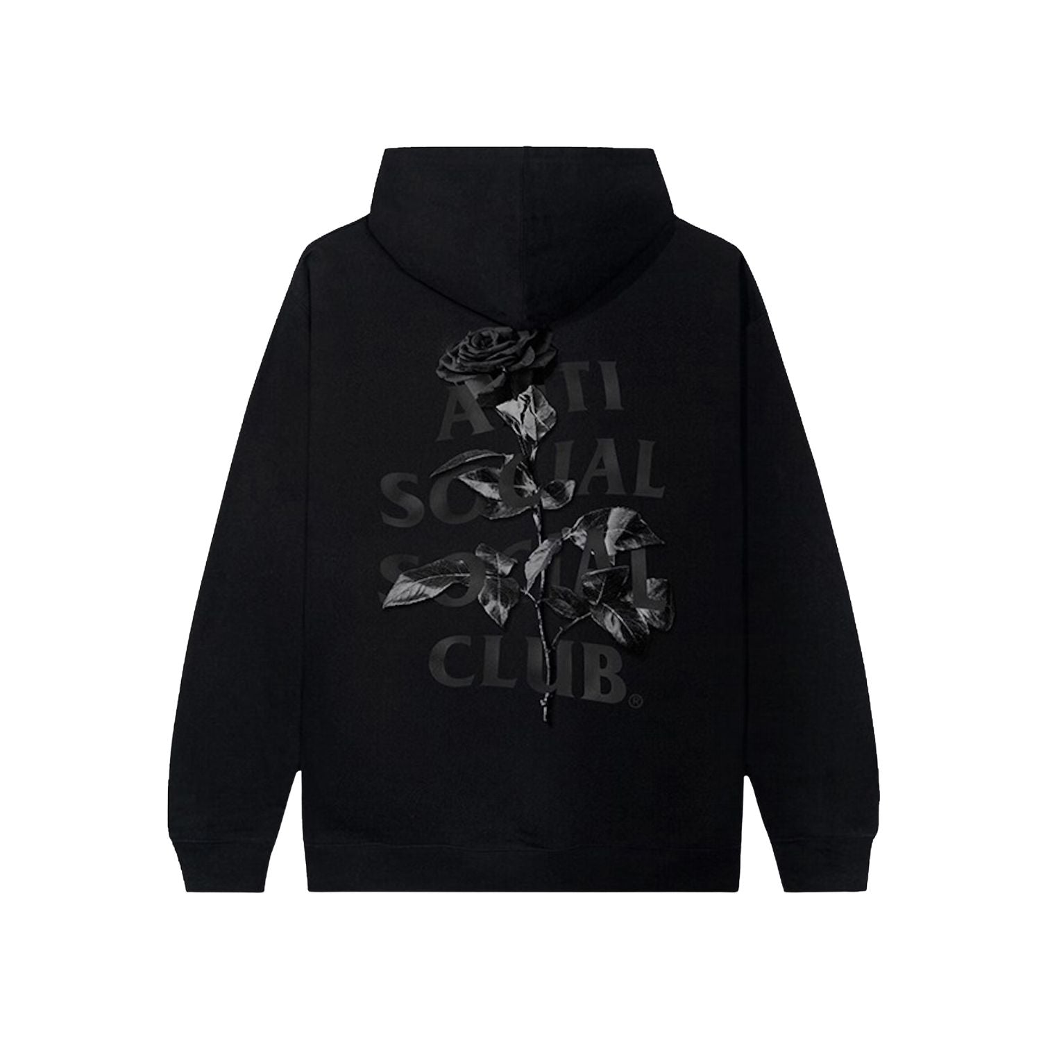 Anti Social Social Club Hell O Rose HoodieBlack