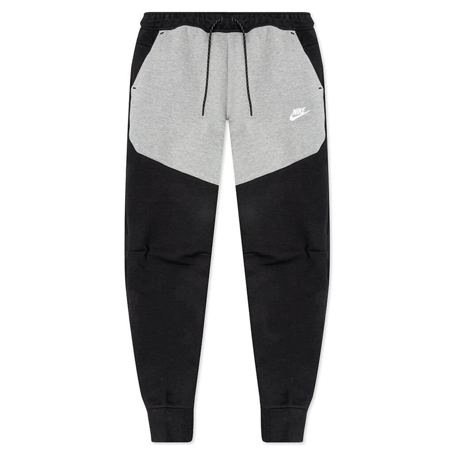 Nike Tech Fleece Joggers Black/Dark Grey Heather/White