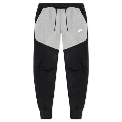 Nike Tech Fleece Joggers Black/Dark Grey Heather/White