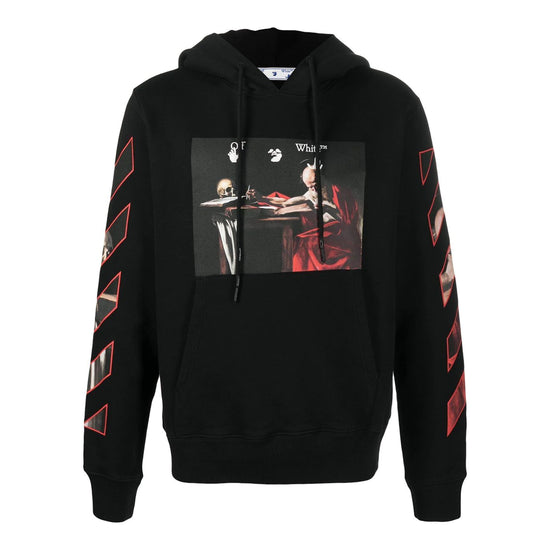 Off-white Starred Arrow Over Hoodie Mens Style : Ombb037f21fle0081025