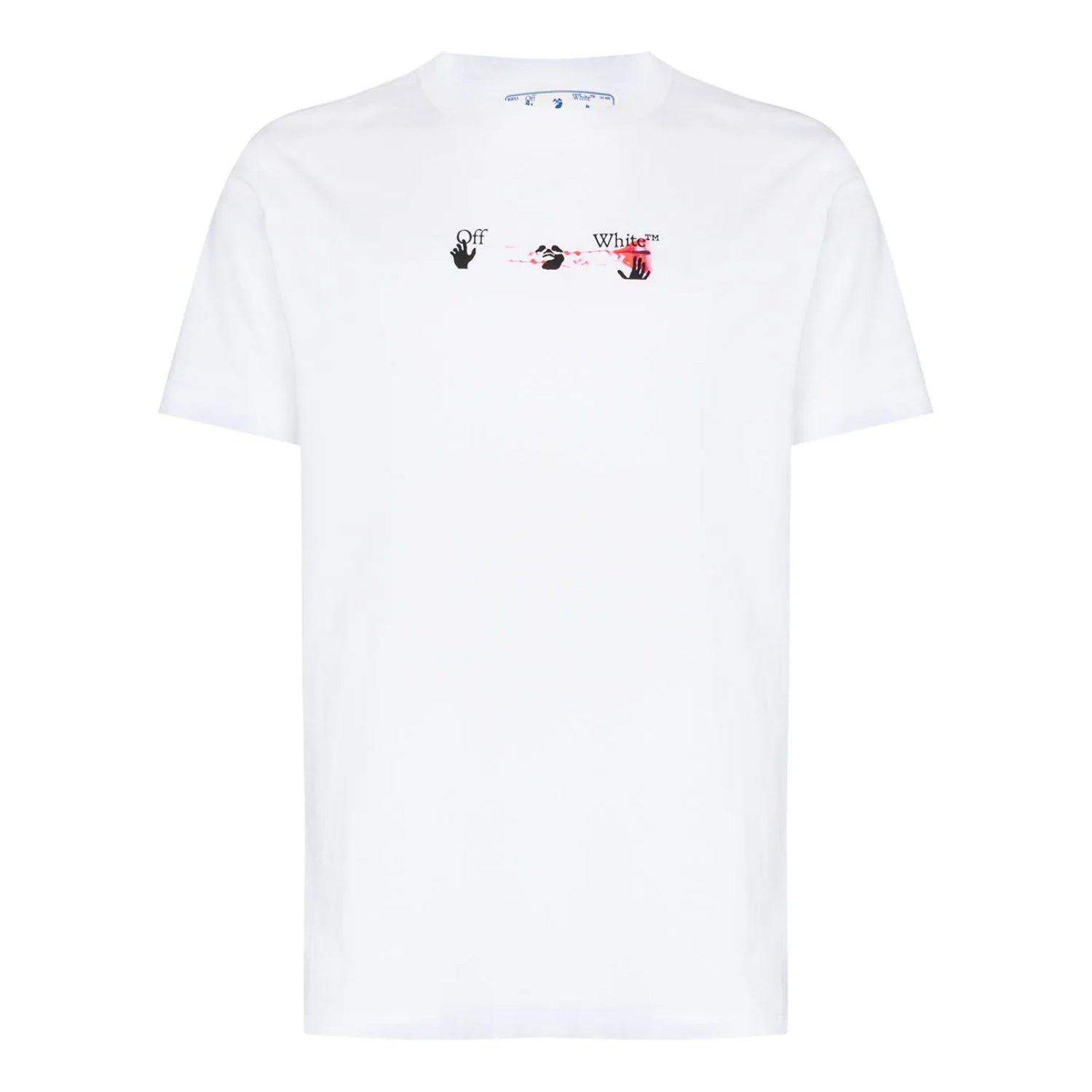 Off-white Acrylic Arrow S/s Slim Tee Mens Style : Omaa027f21jer0170132