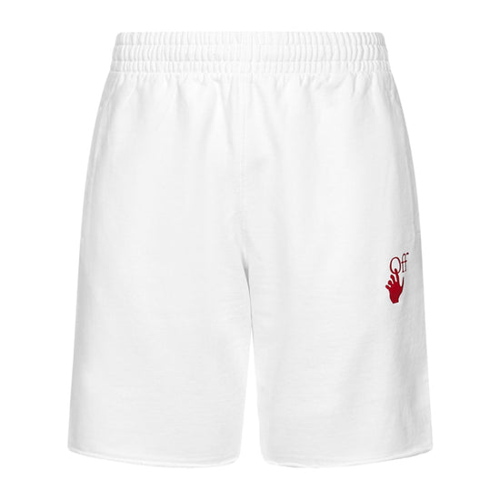 Off-white Starred Arrow Sweatshorts Mens Style : Omci006f21fle0050125