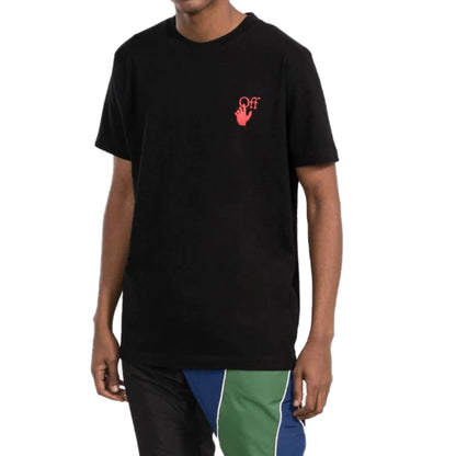Off-white Starred Arrow S/s Slim Tee Mens Style : Omaa027f21jer0081025