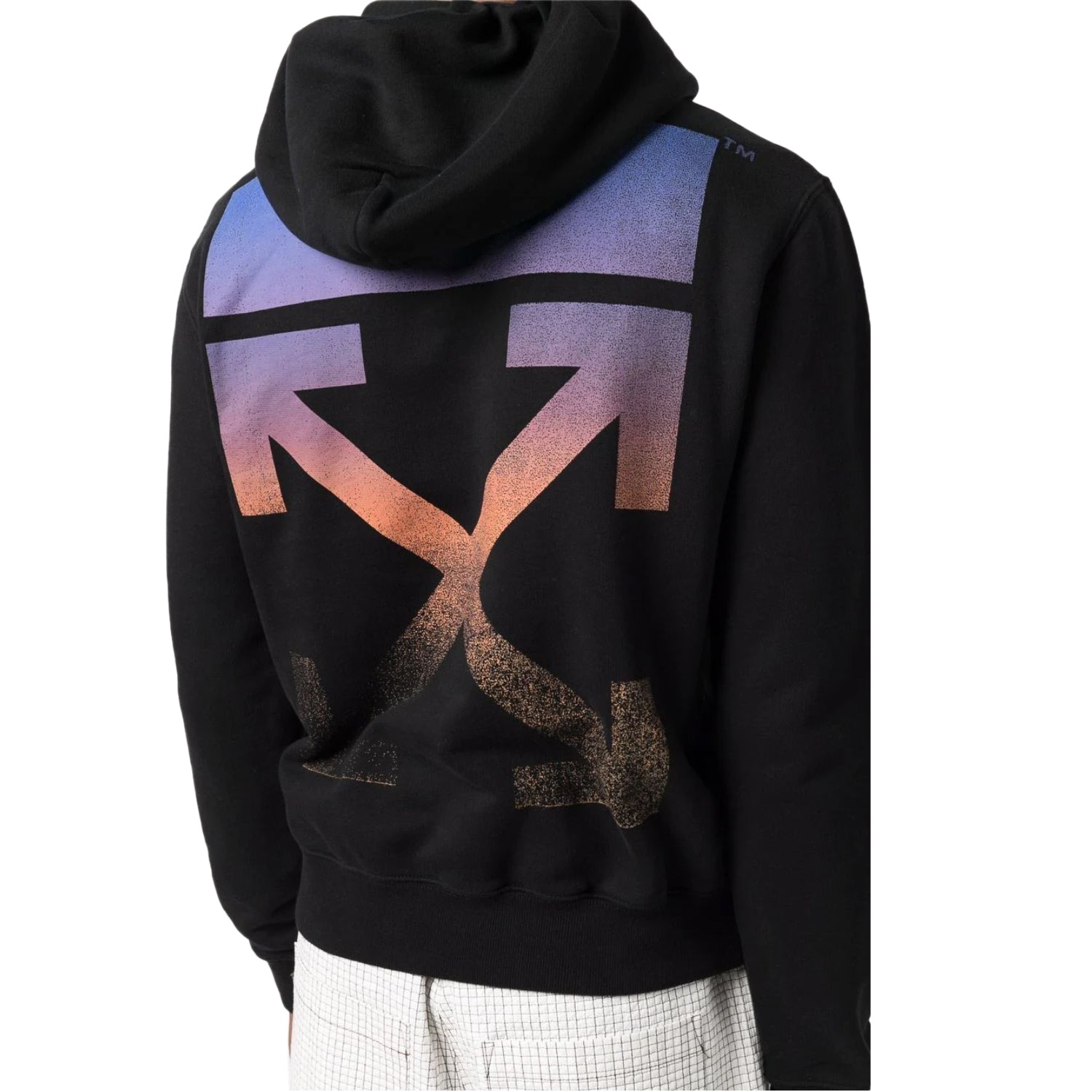OFF-WHITE Degrade Arrows Hoodie Black Multi