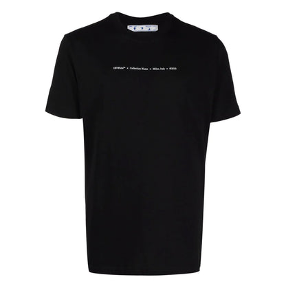 Off-white Tornado Arrow S/s Slim Tee Mens Style : Omaa027f21jer0101084